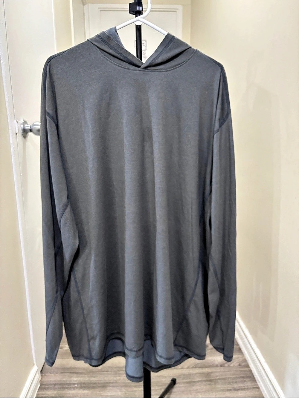 Carhartt K126 Men's Gray Hooded Shirt 2XL